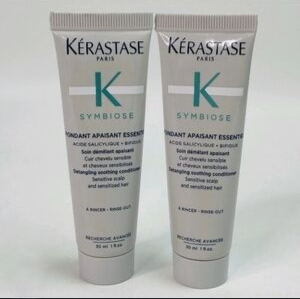 New 2pc Kwrastase Symbiose Conditioner Apaisant Essentiel Travel Size